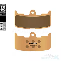 Klocki hamulcowe Galfer Sintered Street FD402G1370