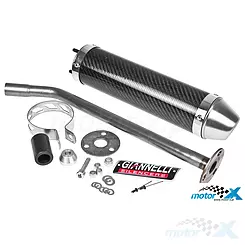 Końcówka wydechu Giannelli Enduro Carbon, Derbi DRD PRO 50 06- (E)
