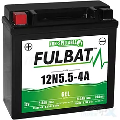 Akumulator żelowy Fulbat 12N5.5-4A 135x60x130mm 12V 5.8Ah 70CCA