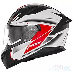 Kask integralny full face z blendą Nox N401 Xeno Matowy Czarno-Żółty Fluo