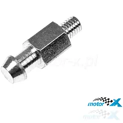 Sworzeń koła napędu pompy wody Tec, Minarelli LC (nowy typ, długość całkowita 29,70mm / długość bez gwintu 21,70mm)