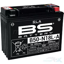 Akumulator bezobsługowy BS Battery B50-N18L-A (Y50-N18L-A/A2) 12V 21Ah 205x87x162mm 350CCA
