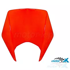 Osłona reflektora, czerwona, Derbi Senda DRD 10- / Gilera RCR, SMT 11-