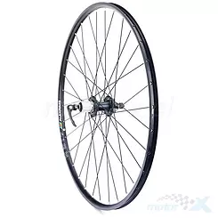 Felga tylna, koło rowerowe 28", obręcz czarna ALEXRIMS MD17 V, piasta czarna GL-B44R-QR, 32 szprychy