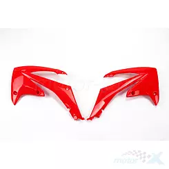 Osłony chłodnicy czerwone UFO Plast Honda CRF 250 R / 450 R 09-13