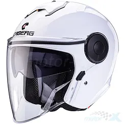 Kask mtocyklowy otwarty, biały (połysk), Caberg Soho 