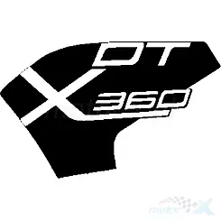 Naklejka lewa "DT X360" (T02) Kymco DT X360 Euro 5