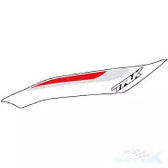 Naklejka boczna lewa Benelli TRK 702 Pearl White