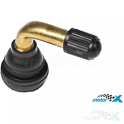 Wentyl kompletny metalowo-gumowy, 90°