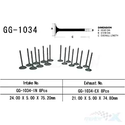 Zawór wydechowy Vesrah GG-1034-EX