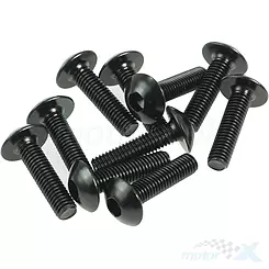 Śruba M5x20mm montażowa osłon czarna dekoracyjna 1 sztuka