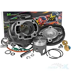 Cylinder kompletny z głowicą 70cc, Top Performances Black Trophy, Minarelli LC