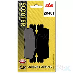 Klocki hamulcowe  karbonowe SBS Dual Carbon Scooter 204CT