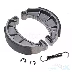 Szczęki hamulcowe 120x25mm, 2 sztuki, ze sprężyną i zabezpieczeniami, Simson S 51 / SR 50 / S 50