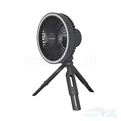 Wentylator +  lampa LED, Nitecore NEF10, czarny