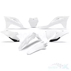 Zestaw osłon nadwozia biały UFO Plast Gas Gas MC / MC-F / EX/ EX-F