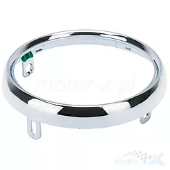 Ramka lampy przedniej, chrom, Zipp 3E