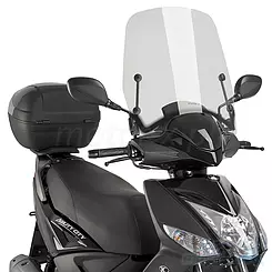 Szyba czołowa, transparentna, Puig 9241W, Kymco Agility City