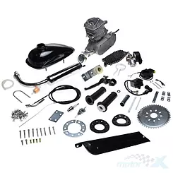 Kompletny zestaw do konwersji napędu rowera na silnik spalinowy, pojemność 80cc, WM Motor