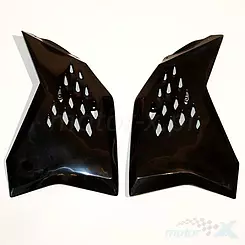 Osłony chłodnicy czarne UFO Plast KTM SX / SX-F / EXC 09-10