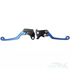 Dźwignia hamulca i dźwignia sprzęgła komplet, blue, WM Motor, Yamaha WR250R / XT250X