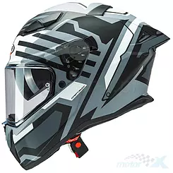 Kask integralny z blendą Caberg Drift Evo II Horizon (Pinlock) szary/czarny/biały mat
