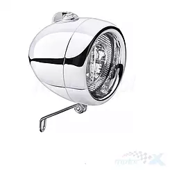 Lampa przednia rowerowa Electra retro diodowa chrom 590174