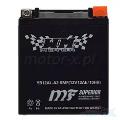 Akumulator bezobsługowy WM Motor SMF YB12AL-A2 12V 12Ah 133x78x155mm 
