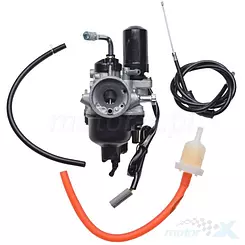 Gaźnik z elektrozaworem i filtrem paliwa, WM Motor PHVA 12, Vespa ET2 / LX / LXV / Primavera / S / Sprint 50 2T