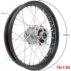 Felga tylna 1.85x16" Barton NXT 150