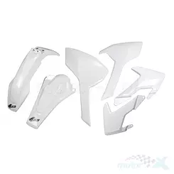 Zestaw osłon nadwozia biały UFO Plast Husqvarna TC / TE / FE 17-
