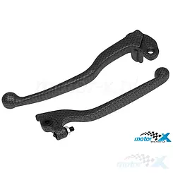 Dźwignie hamulca, sprzęgła, carbon, MBK X-Power 50 / Yamaha TZR 50 03-08
