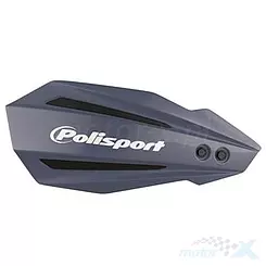 Osłony dłoni, handbary, uniwersalne, szare, Polisport Bullit