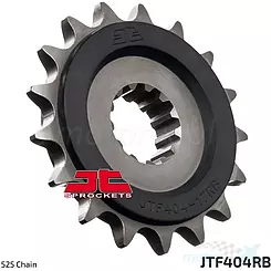 Zębatka przednia 525 17 zębów RB - gumowa prowadnica łańcucha JT Sprockets JTF404
