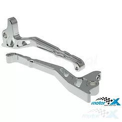 Dźwignie hamulców SSP CNC Type II, chrom, MBK Nitro / Yamaha Aerox