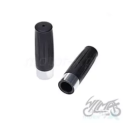 Manetki komplet  7/8"+1" 124mm czarna chrom