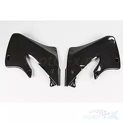 Osłony chłodnicy czarne UFO Plast Honda CR 125 / 250 97-99