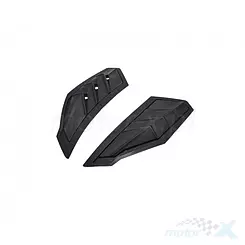 Wlot powietrza górny tylny kasku LS2 MX701 Black Matt