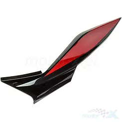 Osłona tylna górna lewa czarno czerwona Romet Arrow Fly / Barton FR