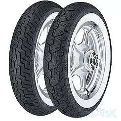 Opona motocyklowa szosowa Dunlop 180/65B16 D404 T MT 81H TL TYŁ WWW BIAŁY BOK HARLEY DAVIDSON