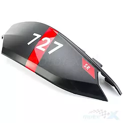 Osłona tylna górna lewa czarna Romet 727 SR
