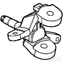 Zwrotnica lewa Kymco MXU 300