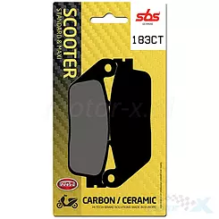 Klocki hamulcowe  karbonowe SBS Dual Carbon Scooter 183CT