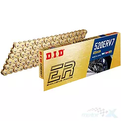 Łańcuch napędowy 520ERV7, X-Ringowy, do 1000ccm, DID Exclusive Racing [grupa]