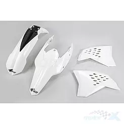 Zestaw osłon nadwozia biały UFO Plast KTM EXC / EXC-F 09-11