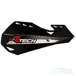 Osłony dłoni uniwersalne, handbary, czarne, mocowanie do kierownicy, Racetech DUAL EVO KITPMDUNR14