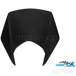 Osłona reflektora TNT, czarna, Derbi Senda DRD 10- / Gilera RCR, SMT 11-