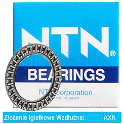 Łożysko  igiełkowe wzdłużne AXK1104 20x35mm NTN