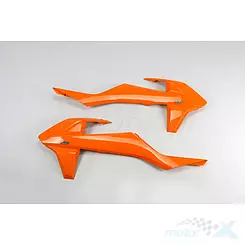 Osłony chłodnicy pomarańczowe UFO Plast KTM SX / SX-F / EXC / EXC-F 16-19
