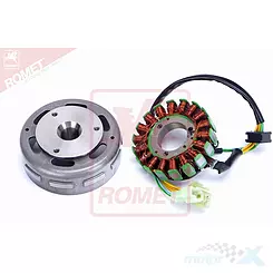 Stator iskrownik, stojan alternatora, z magnetem YH3543/ GV/GT/125